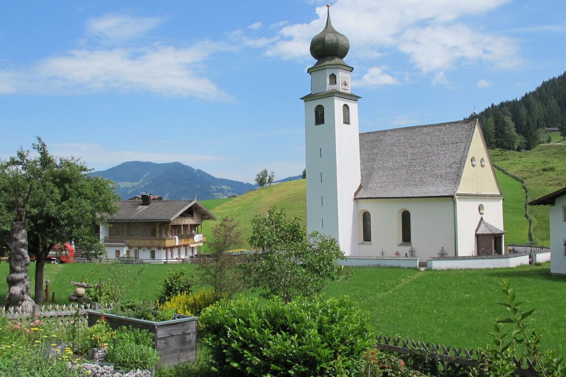 Thierbach Sommer  Dorf mit Kirche Wildschönau FG. T.L. Rechte Wildschönau Tourismus (2).JPG | © Wildschönau Tourismus