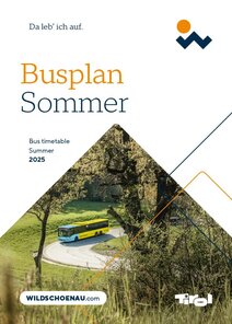 Regio bus & hiking bus timetable 