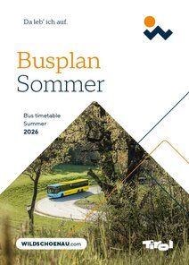 Busplan VVT Regio Bus & Wanderbus