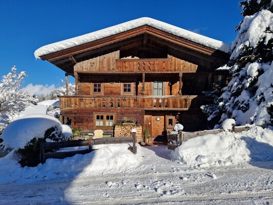 Winter Holzfällerhaus Melkstatt