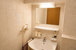 Aparthotel Iris - Doppelzimmer Waldluft  Bad 1