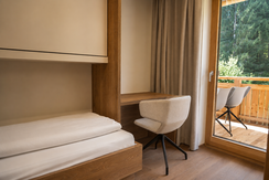 Apartment Waldveilchen Zimmer mit Stockbett