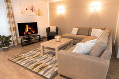 Brunner Apartment, gemütlicher Wohnraum zum Wohlfü