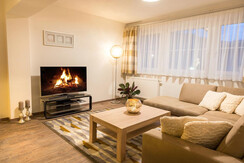 Brunner Apartment, Wohnraum von Apartment Nr. 1