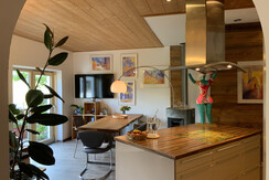 Wohnküche mit Kochinsel