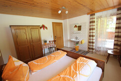 Ansicht Zimmer mit Waschbecken Haus Flatscher