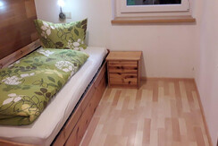 Schlafzimmer  auch als Einbettzimmer möglich