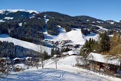 Aussicht Winter Appartment Sonnjoch
