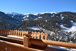 Aussicht Winter Zimmer Gressenstein