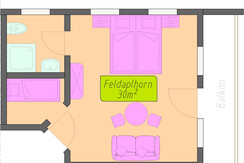 Grundriss Feldalphorn