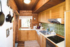 Küche Weinrebenhütte