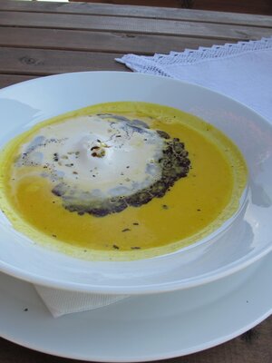 Kürbissuppe Loyastubn Oberau FG T.L. Rechte Wildsc