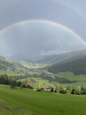 Ausblick Loya Stub’n Oberau Regenbogen 1 Rechte Wi
