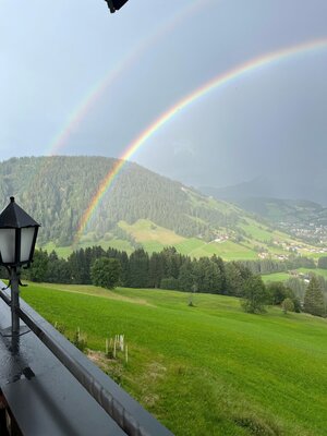Ausblick Loya Stub’n Oberau Regenbogen 2 Rechte Wi