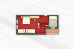 Grundriss von "Familienzimmer »Morgensonne«"