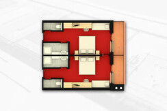 Grundriss von "Familienkombi »Abendsonne«"