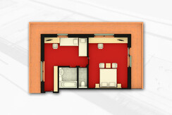 Grundriss von "Suite »Haflinger«"