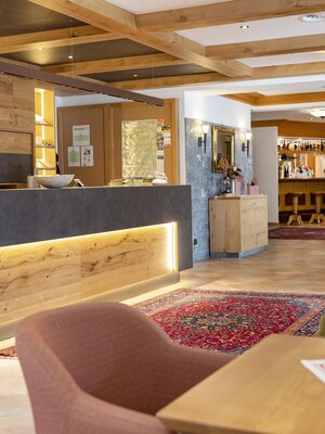 Willkommen an der Rezeption