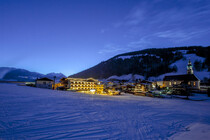 Tirolerhof Hotel by night
