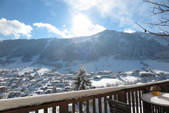 from the balcony