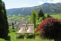 Im Garten relaxen mit Ausblick