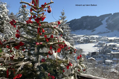 Advent auf dem Balkon
