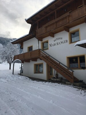 Haus im Winter