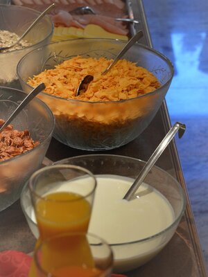 Das Frühstücksbuffet