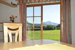 Bergblick vom Wohnzimmer